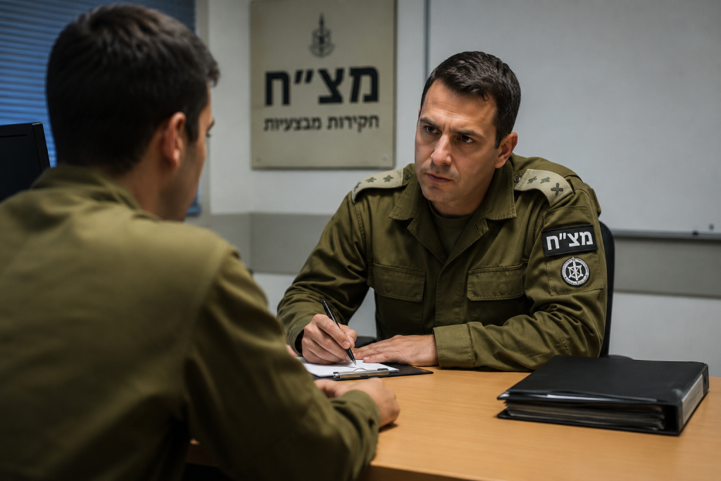 חייל בחקירה מבצעית