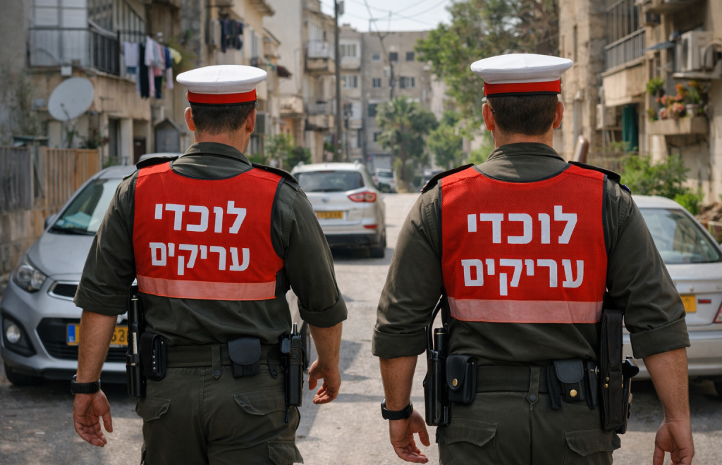 משטרה צבאית בדרך למשתמט או עריק