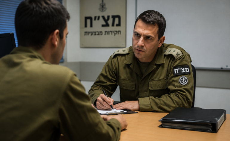 חייל בחקירה מבצעית